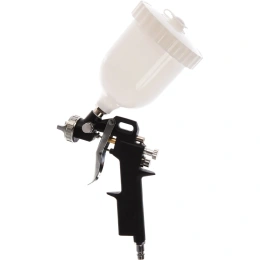 Пневматический краскопульт INTERTOOL HP, форсунка 1.5 мм, бачок 600 мл, 3 регулировки PT-0210