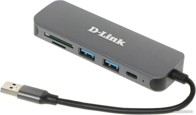 Хаб разветвитель D-Link DUB-1325/A2A, серый