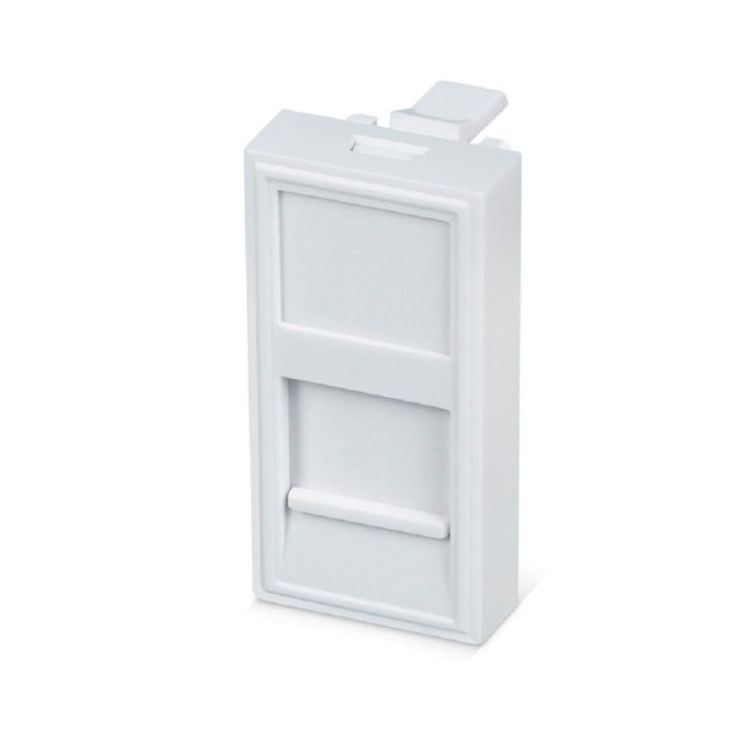 Rexant 03-0260 Вставка Mosaic 22,5x45, на 1 порт со шторкой