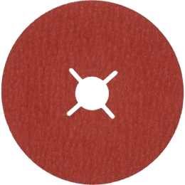 Керамический фибровый диск со шлицами XF885 (1 шт, 125х22 мм, P80) VSM 004969