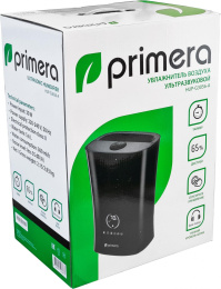 Увлажнитель воздуха ультразвуковой PRIMERA HUP-G3056-A,  5.6л,  черный