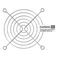 Решетка для вентилятора 90x90 ExeGate EG-090MR (90x90 мм, металлическая, круглая, никель) EX295262RUS