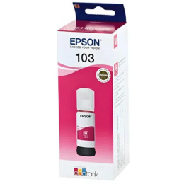 Чернила Epson 103 C13T00S34A, для Epson, 65мл, пурпурный