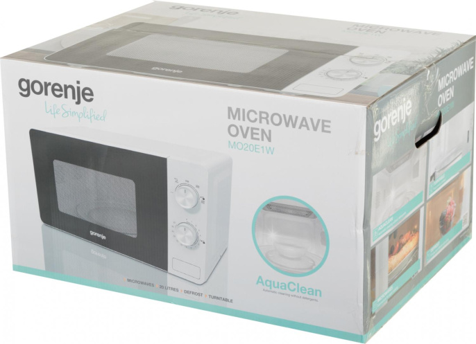 Микроволновая Печь Gorenje MO20E1W 20л. 800Вт белый