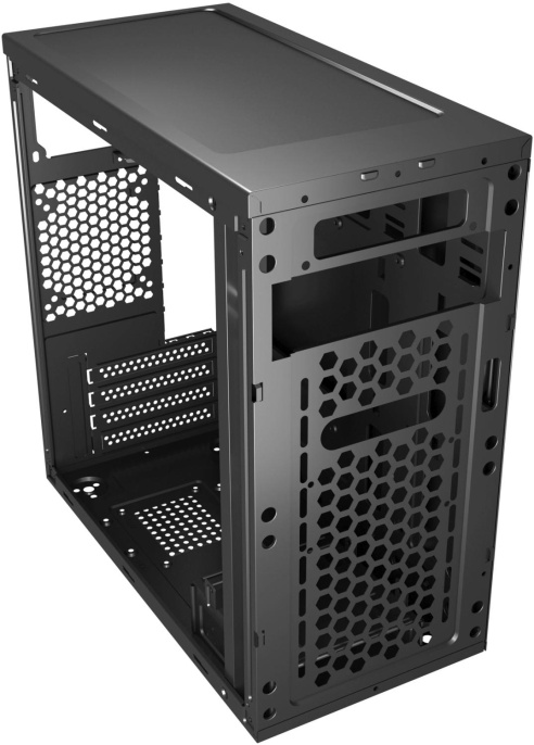 Корпус mATX Digma DCC-MN306, Mini-Tower, без БП, черный