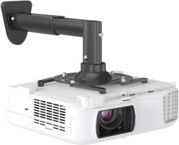 Кронштейн для проектора Cactus CS-VM-PR05B-BK, до 10кг, настенный, поворот и наклон, черный