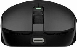 Мышь беспроводная Royal Kludge M3 Dark Night USB/2.4 GHz/Bluetooth полноразмерная, для ПК/для компьютеров Apple, проводная USB/проводная USB Type-C/беспроводная радио/Bluetooth, сенсор оптический 26000 dpi, 6 кнопок