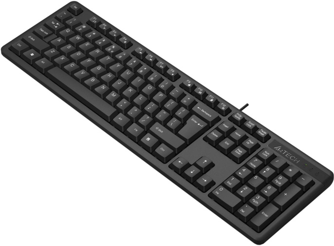 Клавиатура A4TECH KKS-3, USB, мембранная,  черный