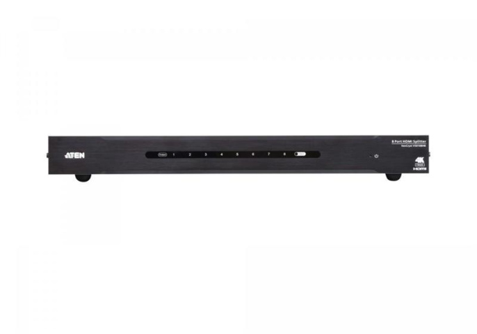 Разветвитель, электрон. ATEN VS0108HB-AT-G HDMI, 1 8 устройств, 6 метр. 28AWG , F, без шнуров, Б.П. 220 5.3V VANCRYS