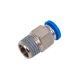 Пневмофитинг цанговый прямой с наружной резьбой PC 8-02 R1/4 HIMPT 00028008158
