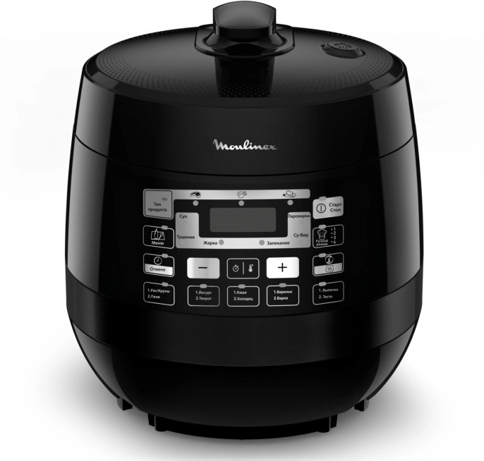 Мультиварка Moulinex Quickchef CE430832 5л 1000Вт черный 7211003968