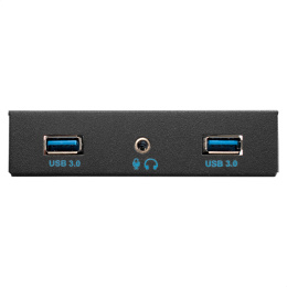Планка USB на переднюю панель ExeGate U3H-627S, 3,5", 2*USB3.0+HD Audio Combo, черная, металл, подсоед. к MB EX298351RUS