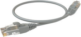 Патч-корд SYSMATRIX вилка RJ-45, вилка RJ-45, кат.5E, LSZH, 0.3м, серый [pc 4545.5eu26.03lszhgy]