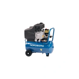 Компрессор поршневой NORDBERG 220 В, ресивер 24 л, 240 л/мин NCE25/241