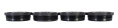 Набор светофильтров Bresser Essential, 1,25" красный, зеленый, синий, желтый
