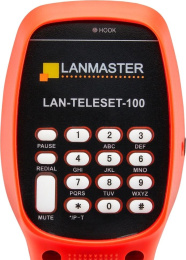 Трубка телефонная Lanmaster (LAN-TELESET-100) для тестирования красный