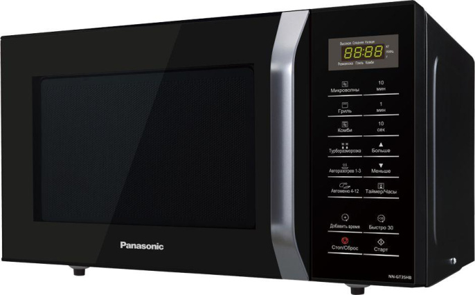 Микроволновая печь PANASONIC NN-GT35HBZPE, 800Вт, 23л, черный