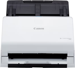 Сканер Canon imageFORMULA R30 6051C003 протяжный, CIS датчик, формат A4, скорость сканирования: 25 стр/мин ч/б , 9 стр/мин цветной , разрешение: 600x600dpi, емкость автоподатчика ADF : 60 листов, интерфейсы: USB 2.0, цвет белый
