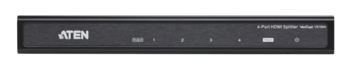 Разветвитель Aten VS184A VS184A-A7-G HDMI 4K 4-портовый, вход: 1xHDMI, 3 м при 3840x2160 на 30 Гц 4:4:4 , выход: 4xHDMI, 15м при 3840x2160 на 30 Гц 4:4:4 , скорость передачи данных: до 10.2 гбит/с