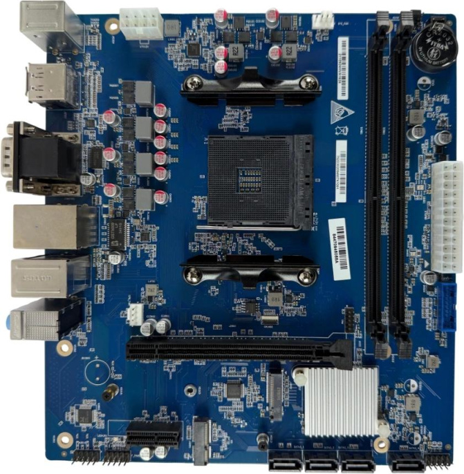 Материнская плата iRU A520M-VHDi/M.2, Socket AM4, AMD A520, mATX, Ret