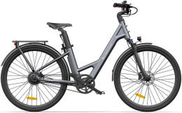Электровелосипед ADO Electric Bicycle A28 Lite серый 28"x1,75"/500Вт/42Нм/36Вх9,6Ач/30км/ч/50км/аморт. вилка/ременной привод/IPX5/120кг