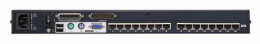 KVM-коммутатор ATEN KH1516A 16-портовый высокой плотности с кабелем Cat 5 KH1516A/KH1516A-AX-G/ 16 Port Cat 5 High Density KVM SW W/POWER