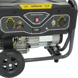 Бензиновый генератор (3 кВт; колёса и ручки) Inforce GL 3000 04-03-18
