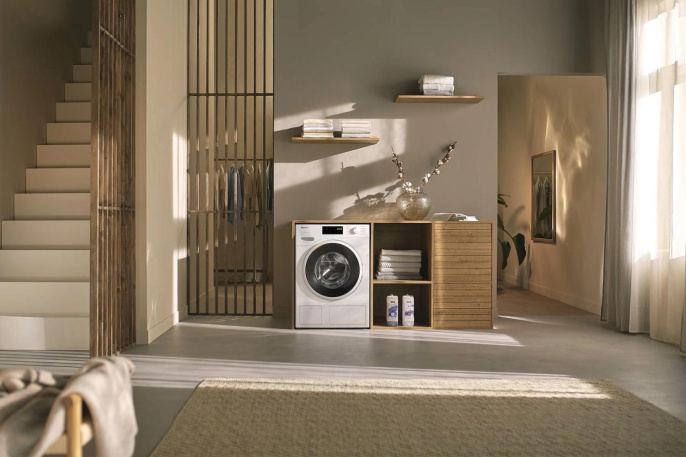 Стиральная машина Miele WWB680 WCS 125 Edition пан.англ. класс: A загр.фронтальная макс.:8кг белый инвертор