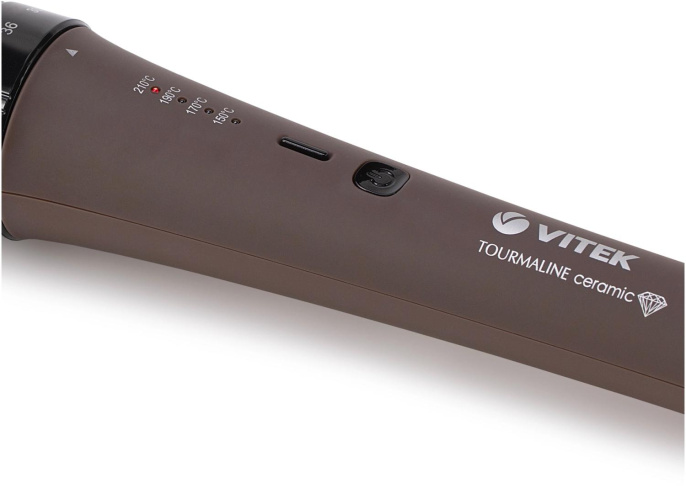 Щипцы для завивки Vitek VT-2521, коричневый