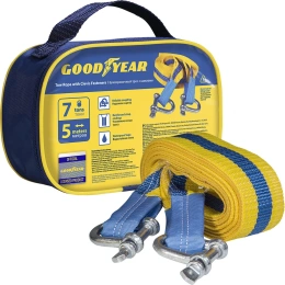 Буксировочный трос Goodyear с шаклами 7 тонн, 5 метров GY004006