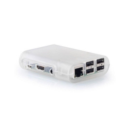 Корпус ACD RA076 Transparent ABS Plastic Injection Molding case with Stripe for Raspberry Pi 3 B прозрачный, овальный на винтах RASP1795 494149