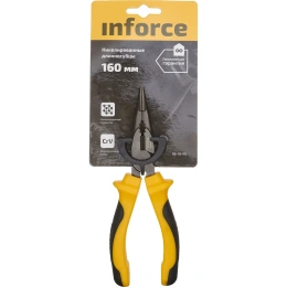Никелированные длинногубцы Inforce 160мм 06-18-46