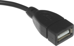 Кабель USB f -mini USB m 0.2м черный (28240523)