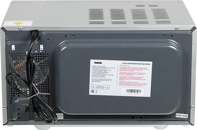 Микроволновая Печь BBK 23MWS-929M/BX/RU MG 23л. 900Вт нержавеющая сталь/черный