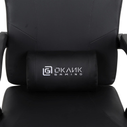 Кресло игровое Oklick Cooldown, на колесиках, искусственная кожа, черный [2006742]