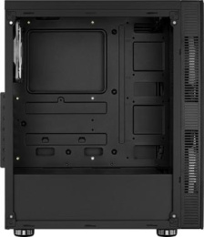 Корпус ATX Aerocool Python-G-BK-v1, Midi-Tower, без БП, черный