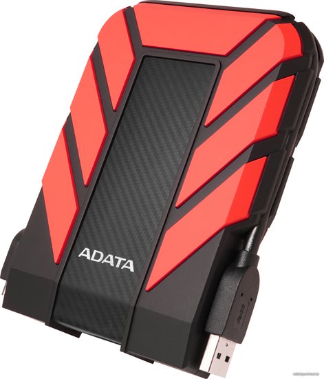 Жесткий диск A-Data USB3.0 1TB AHD710P-1TU31-CRD HD710Pro DashDrive Durable 2.5" красный