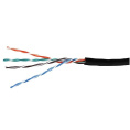 Кабель витая пара Bion BCL-U5510-381 U/UTP, кат.5e, 4x2x0,51 мм AWG 24, медь, одножильный, PE, для внешней прокладки, 305м, черный