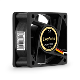 Вентилятор 5В DC ExeGate EX06025S3P-5 (60x60x25 мм, Sleeve bearing (подшипник скольжения), 3pin, 3500RPM, 25dBA) EX297003RUS