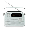 Радиоприемник Ritmix RPR-045 WHITE {портативный 3хдиапазонный FM/AM/SW,Bluetooth v.5.3, воспроизв. с USB и с карт пам. micro SD до 32Gb }