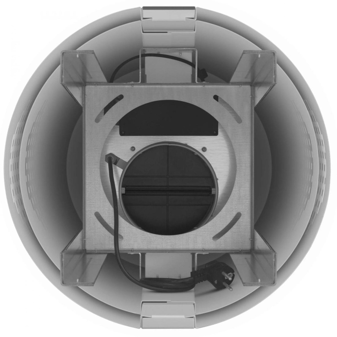 Вытяжка каминная Meferi Comfort plus Tube40wh isla белый управление: сенсорное 1 мотор