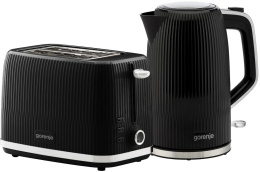 Чайник электрический Gorenje K17DPB 1.7л. 2200Вт черный/серебристый корпус: пластик/металл