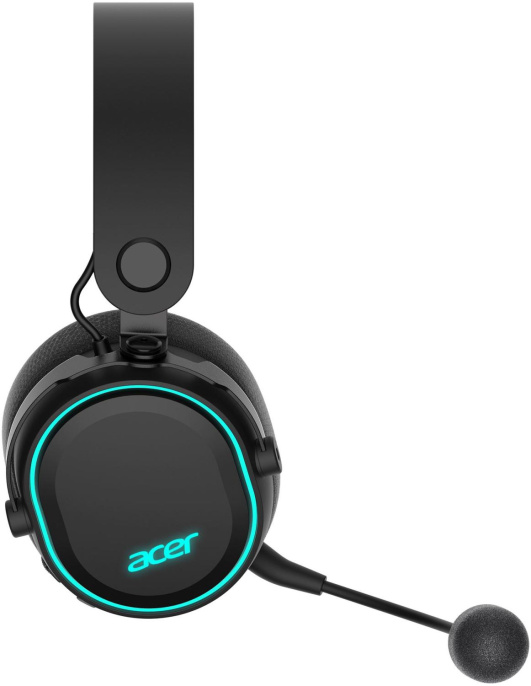 Гарнитура Acer OHR303, для компьютера/мобильных устройств, мониторные, Bluetooth/радио/3,5 мм, черный [zl.hdsee.009]