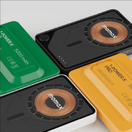 Внешний аккумулятор Momax IP131 1-Power X Pro 5000mAh Зеленый IP131HKG совместимость с MagSafe, 20 Вт PD и быстрая зарядка Qualcomm Quick Charge 3.0, возможность зарядки