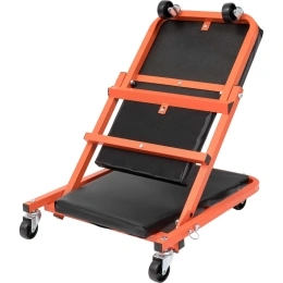 Подкатной стул-лежак трансформер Gigant на 6-ти колесах GTLC-6
