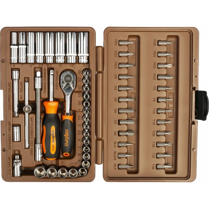 Универсальный набор инструмента Ombra OMT57S 1/4"DR