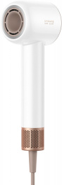 Фен Dreame Hair Glory Mix White (AHD18) (номинальная мощность 1600 Вт, длина кабеля питания 1.8 м, 300 миллионов отрицально заряженных ионов/см3, высокоскоростной электродвигатель 110 000 об/мин, скорость потока воздуха 65 м/с, уровень шума 58 дБ, термист