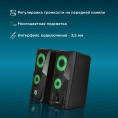 Колонки Oklick OK-127, 2.0, черный [1101174]