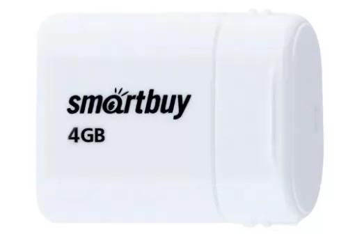 Smartbuy USB Drive 4GB LARA White SB4GBLara-W