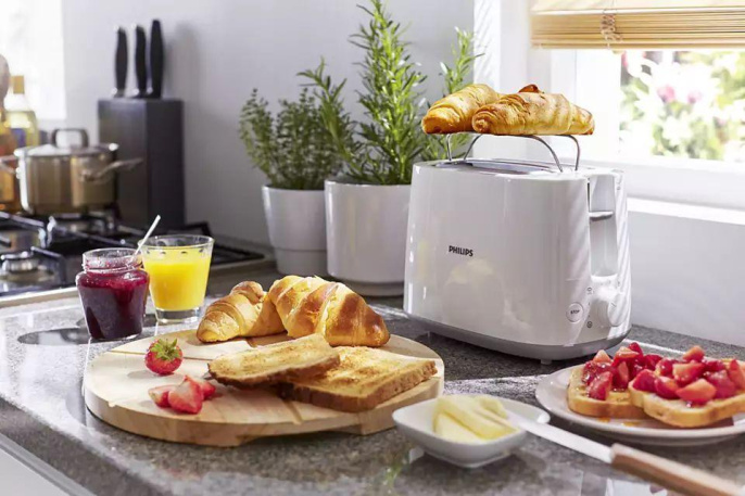 Тостер PHILIPS HD2582/00,  белый